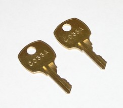 2 - C33A C033A AMI Rowe Jukebox Replacement Cabinet Keys fit CompX National - £8.64 GBP