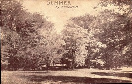 Vintage 1910 RPPC Postcard - Summer by Scheuer -BK42 - £3.11 GBP