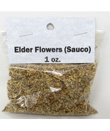 Elder Flowers Dried 1 oz Sauco Healing Herb Beverages Cosmetics Spice Salve - £7.89 GBP
