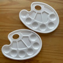 FANDAMEI Oval Paint Palette Tray, Plastic Paint Tray Palette 2 Pack - €9,46 EUR