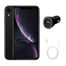 Apple iPhone XR A1984 Fully Unlocked 64GB Black (Very Good) w/ Fast Car Port - £167.64 GBP