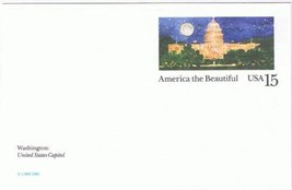 USPS Postcard America The Beautiful Washington US Capitol  - £2.33 GBP