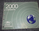 2000 Ford Lincoln Continental Elettrico Cablaggio Diagramma Manuale Ewd - $7.95