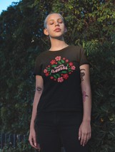 Beautiful Flowers Shirt, Vintage Floral Tshirt, Retro Blossom Shirt, Bot... - $27.84+