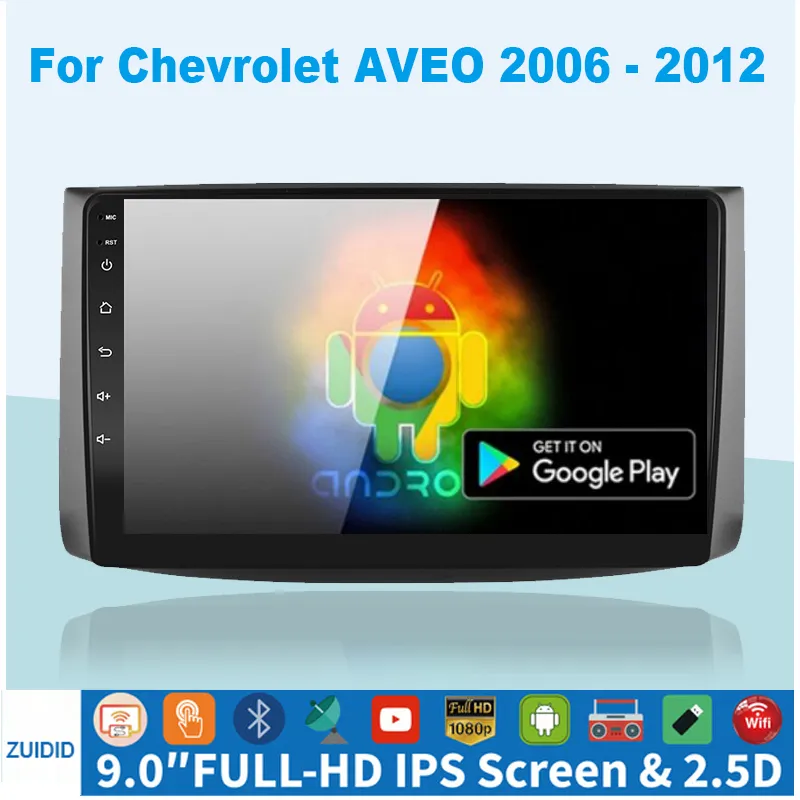 4G+64G Android10.1 For Chevrolet AVEO T250 2006 - 2012 car radio 2 din android - £88.02 GBP+