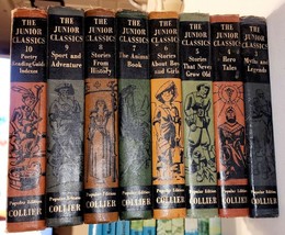 The Junior Classics, Volumes 3-10 Collier, 1948, The Young Folks Nicer Read - £17.47 GBP