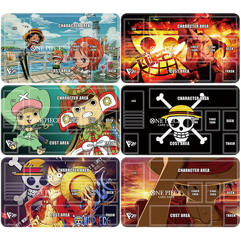 60*35*0.2cm OPCG One Piece Dedicated GAME Card Mat Battle Against Luffy Ace - £16.35 GBP