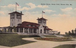 Shelter House Swope Park Kansas City Missouri MO 1917 Postcard D27 - $2.99