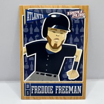 2013 Panini Triple Play Baseball Freddie Freeman Base #4 Atlanta Braves - £1.55 GBP