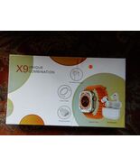 Smartwatch 55 mm Black Case Black Silicone Watch &amp; Ear Buds Bundle - $39.29