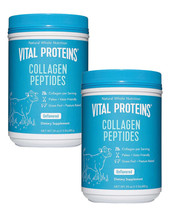  X2 Jars Vital Proteins Collagen Peptides Unflavored 24 oz (680 g)  20+4=24 - $86.21
