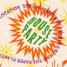 Barefoot Press Raleigh NC House Party Handbill 1989 Butterglove Chunk Do... - $932.91 MXN