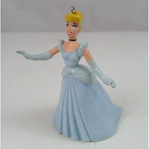Vintage Disney Cinderella In Blue Ball Gown 3&quot; Collectible Christmas Ornament - $12.60