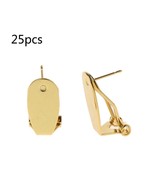 20Pcs Clip-On Base Setting Earrings Converters Non-Pierced Ears Jewelry ... - £11.11 GBP