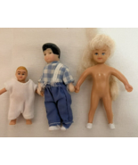 Vtg Town Square Dollhouse Miniatures Family Children Child boy Girl Baby... - £15.72 GBP
