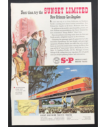 1950&#39;s SP Southern Pacific Lines Sunset Limited Print Ad Advertising 6.5... - $9.49