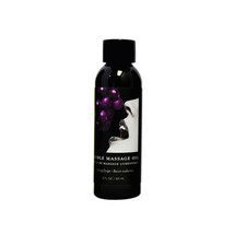 Earthly Body Edible Massage Oil Grape 2oz - £13.61 GBP