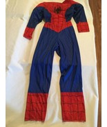 Size 7 8 medium Spider man costume marvel jumpsuit blue red no mask - £14.93 GBP