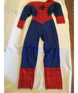 Size 7 8 medium Spider man costume marvel jumpsuit blue red no mask - £14.20 GBP