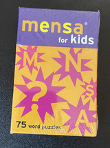 NEW Mensa For Kids: 75 Word Puzzles by Chronicle Books Staff 1997 - £7.98 GBP