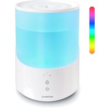Whisper-Quiet 2.5L Ultrasonic Humidifier with Top Fill Design and 25H Ru... - $52.42