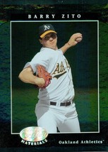 2001 Leaf Certified Materials Barry Zito 28 Athletics - £0.79 GBP