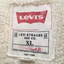 Vtg Levis Jacket Shirt Shacket XL Beige/Tan Button - Quilted Insulated W... - $75.99