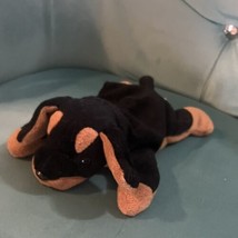 Ty Original Beanie Baby Doby Doberman Dog Beanbag 1996 Plush Toy - $9.90