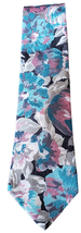 Botany 500 Mens Red and Blue Floral Pattern Necktie Tie - £7.87 GBP