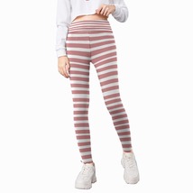 Girls Printed Leggings Mauve Stripes Sizes S-4X Available! - $26.99