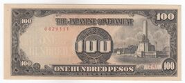 Philippines, 100 Pesos, 1944, Japanese Occupation WWII, P112, UNC - $29.21