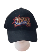 Philadelphia 76ers reebok NBA Adjustable Strap Back Hat 100% Cotton Black - $17.82