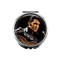 1 Elvis Presley Portable Makeup Compact Double Magnifying Mirror - $13.85