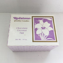 Vintage empty box redstone quality candies chocolate coconut egg box mov... - $19.75