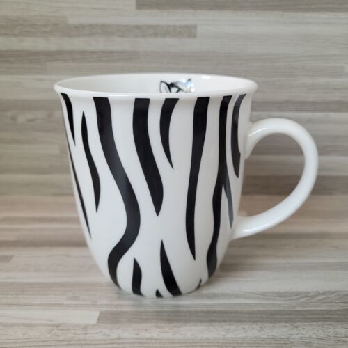 Primary image for Enesco Nici Zebra Print White & Black 16 oz. Coffee Mug Cup