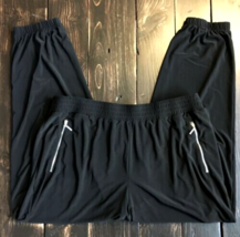 Chico&#39;s Womens Black Knit Kit Jogger Pants Chico&#39;s size 2 M/L - £19.46 GBP