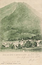 Gruss Aus Gries En Sellrain En Tirol Autriche ~1902 J Ehrnsberger Photo ... - $11.66