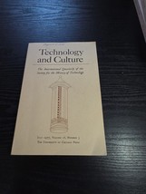 Technology &amp; Culture International Quarterly Society History 1977 Vol 18 #3 - €17,07 EUR