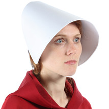 Handmaids Tale Bonnet Hat Cap Costume Cosplay Cloak Ofglen Offred Comic Con - £19.95 GBP