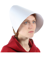 Handmaids Tale Bonnet Hat Cap Costume Cosplay Cloak Ofglen Offred Comic Con - £19.98 GBP