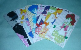 RARE Sailor Moon Crystal Lot 6 Complete Bookmark Thick Card Sailormoon T... - £23.53 GBP