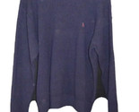 XL Black Label POLO Ralph Lauren Men&#39;s 100% LambsWool Navy Blue Sweater - $98.95