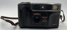 YASHICA DF-100 AF Film Camera Kyocera Ninja Star WIDE W/Case Parts/Repair - $13.59