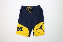Nike Air Jordan Mens Large Team Issued University of Michigan Basketball Shorts - £46.89 GBP