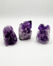 Amethyst Mini Geodes Lot Of 3 Mini Amethyst Quartz Cluster Uruguay Ameth... - £27.68 GBP