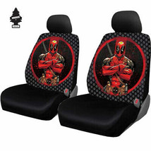 For CHEVY New Marvel Comic Deadpool Car Truck SUV Seat Covers and Free Gift - £48.45 GBP