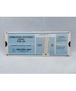 1974 Perrygraf Combustion Efficiency guide Slide Chart Nutmeg Chemical C... - $19.79