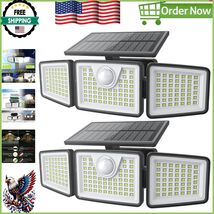 Heavy-Duty Waterproof Solar Lights with Motion Sensor - 2 Pack, Long-Las... - $72.72 CAD