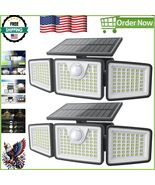 Heavy-Duty Waterproof Solar Lights with Motion Sensor - 2 Pack, Long-Las... - $959.90 MXN