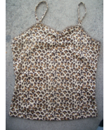 womens tank top leopard lace mouth valley size medium nwot - €20,57 EUR